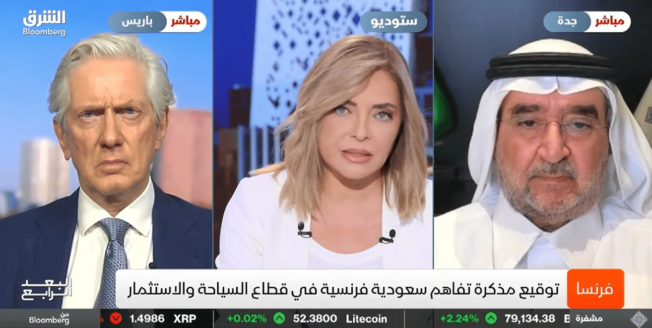 Dr. Abdulaziz Sager, Founder and Chairman of the Gulf Research Center (GRC), participated in “The Fourth Dimension” program on Asharq Bloomberg