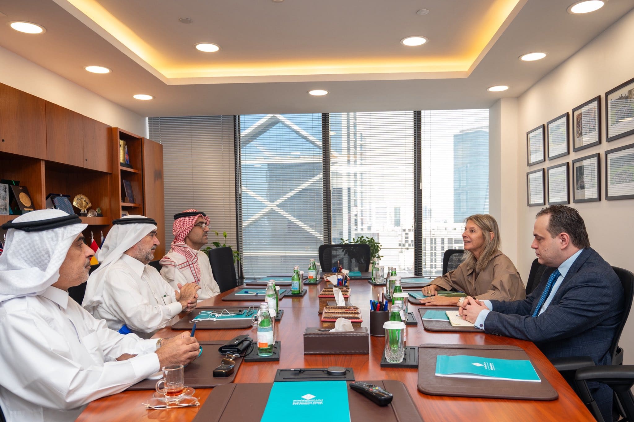 Dr. Abdulaziz Sager, Founder and Chairman of the Gulf Research Center (GRC), Meets Greek Ambassador to Saudi Arabia