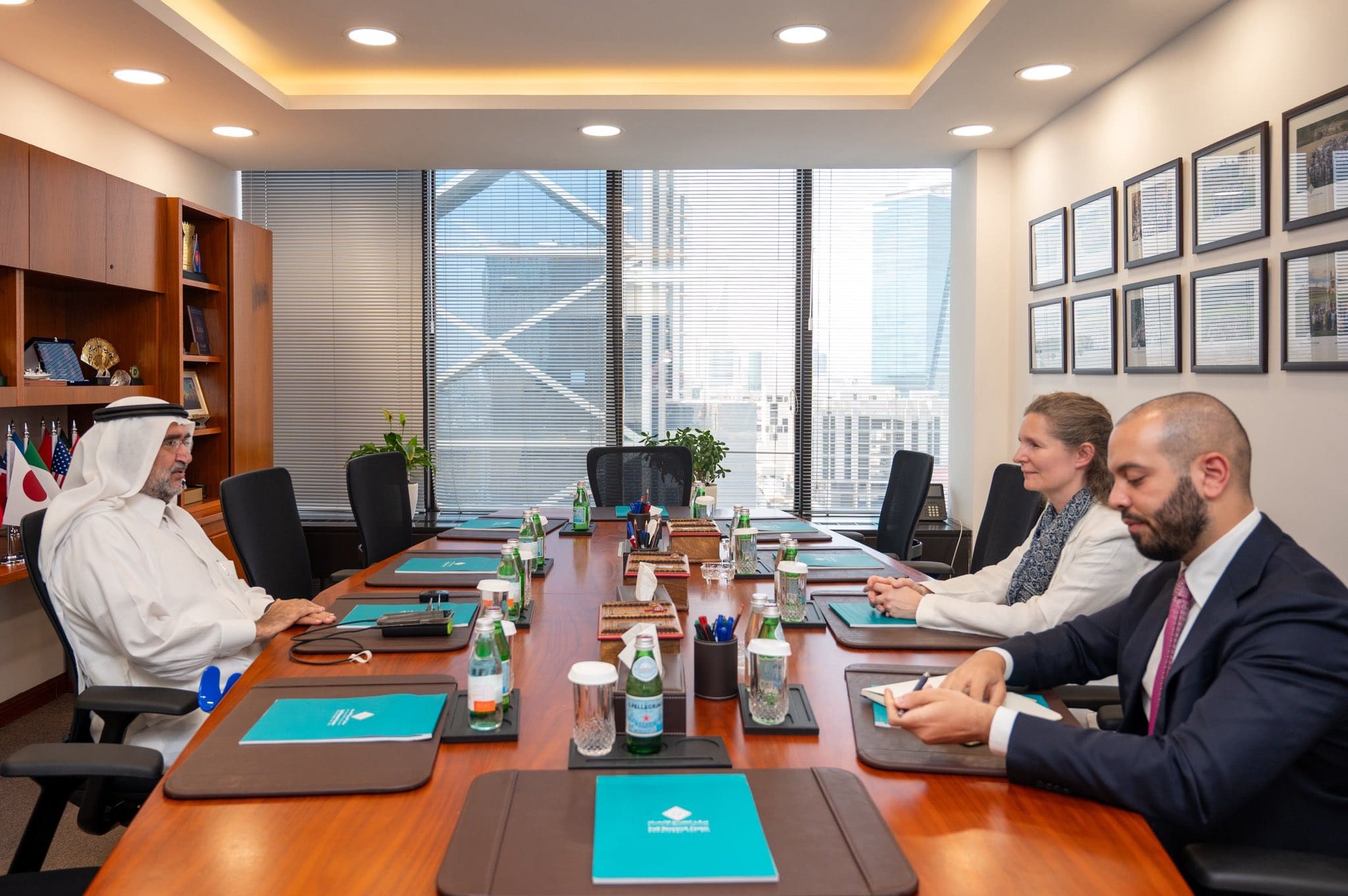 Dr. Abdulaziz Sager, Founder and Chairman of the Gulf Research Center (GRC), met with Ms. Audrey Lesperres, Chargée d’Affaires at the Embassy of France in Saudi Arabia
