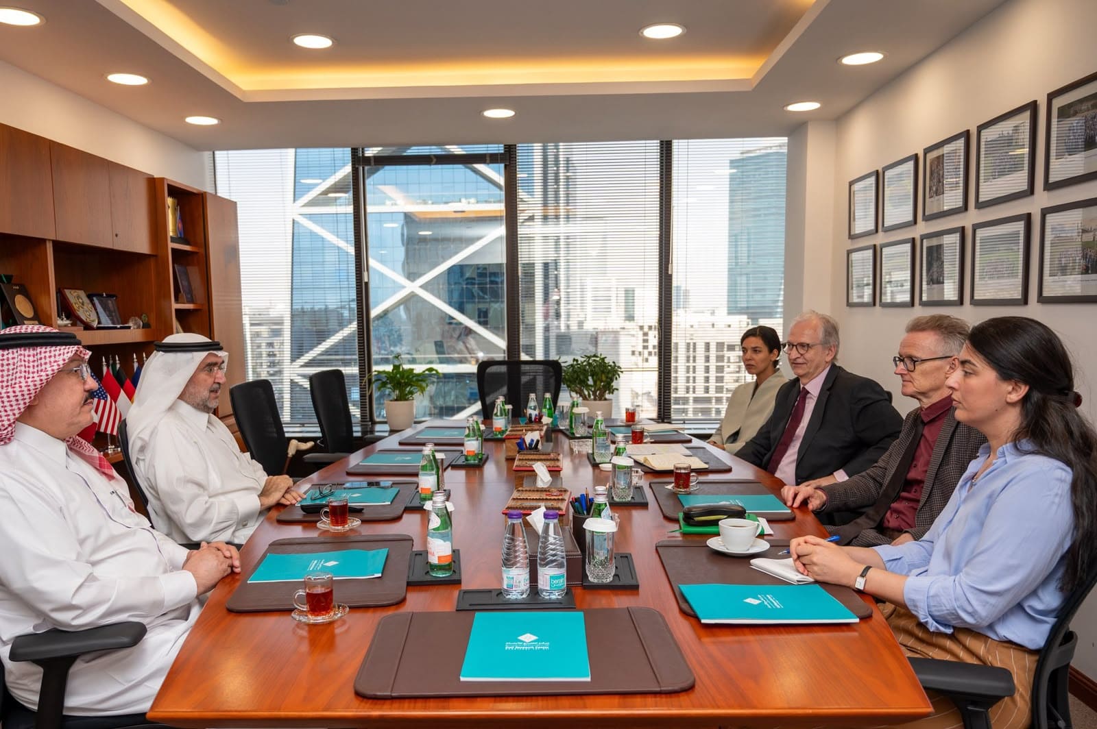 Dr. Abdulaziz Sager, Founder and Chairman of the Gulf Research Center (GRC), Meets German Ambassadors to Saudi Arabia and Yemen